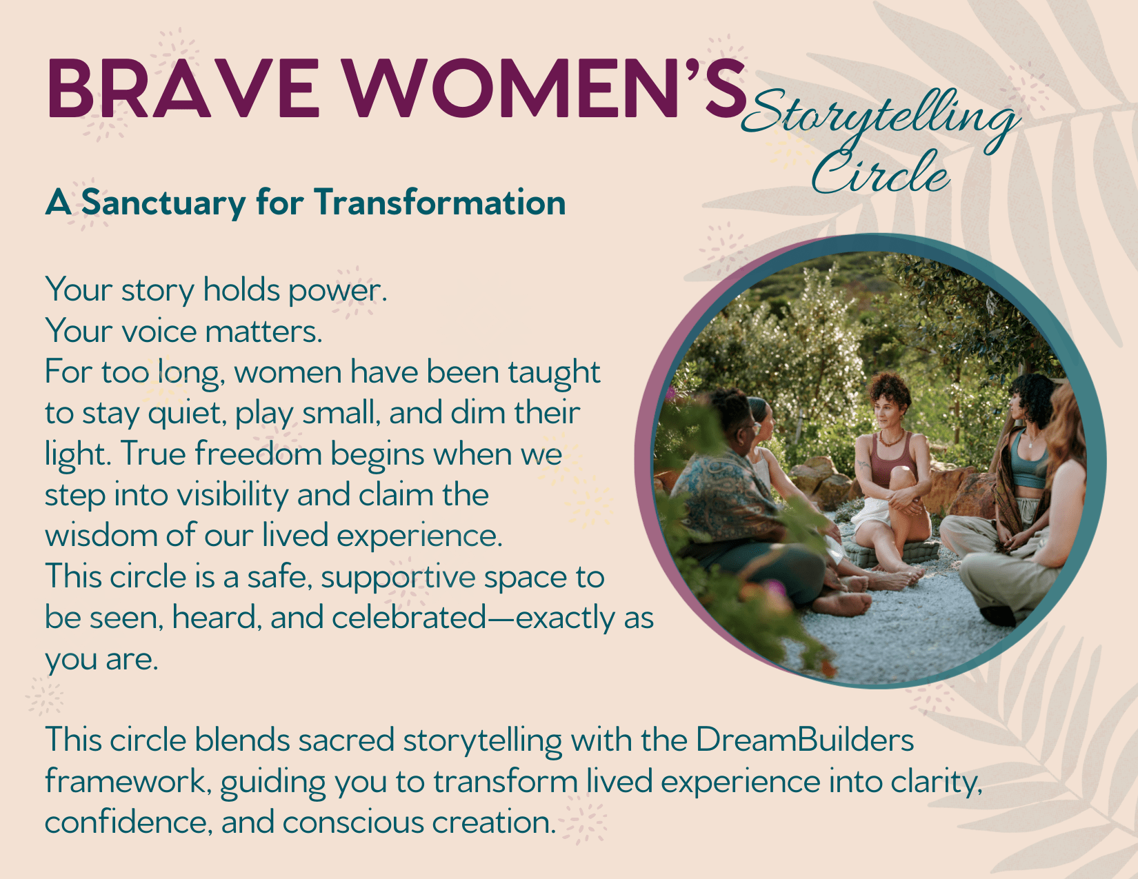 Brave Women's Storytelling Circle #2 (Postcard) Brave Women's Storytelling Circle #2 (Postcard)